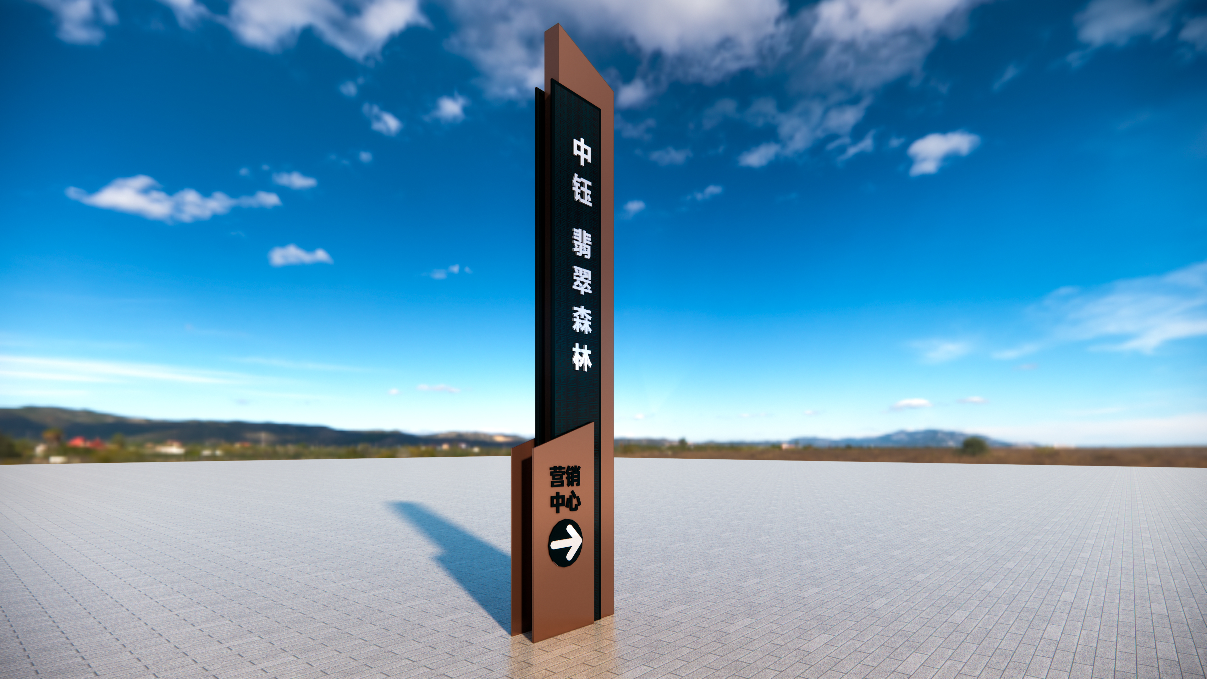 快速反應，一周我們完成了中鈺地產翡翠森林精神堡壘的制作安裝工作